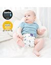 Bambino Mio, Mioduo Two-Piece Reusable Eco Chemical Free Nappy, Puppy Party, Size 1 (<9Kgs)