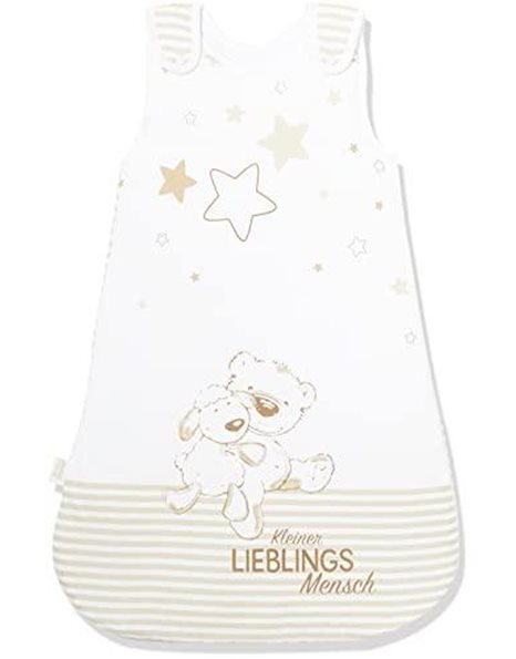 Herding Baby Best Baby-Sleeping Bag, Kleiner Lieblingsmensch Motif, 70 cm, Allround Zipper and Snap Buttons, White
