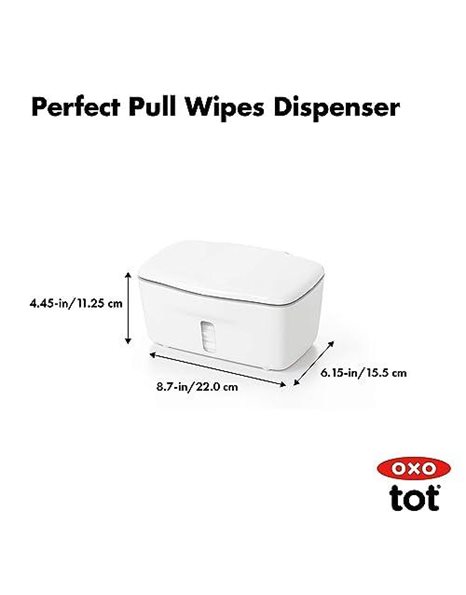 Bags and dispensers for Wipes Brand OXO TOT. Model Dispenser Wipes w/Weight