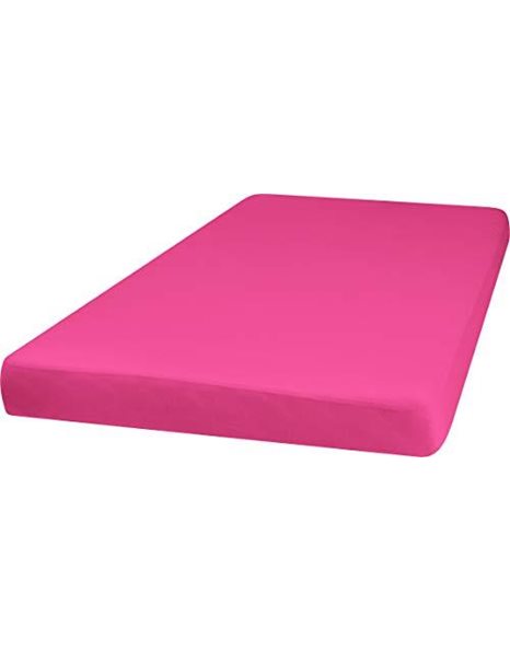 Playshoes Fitted Sheet Mattress Protector, Waterproof, 70x140 cm, Pink