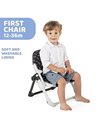 Chicco Chairy Childrens Booster Seat, Sweetdog | Suitable 6m-3y (15kg), Foldable, Travel Seat with Tray
