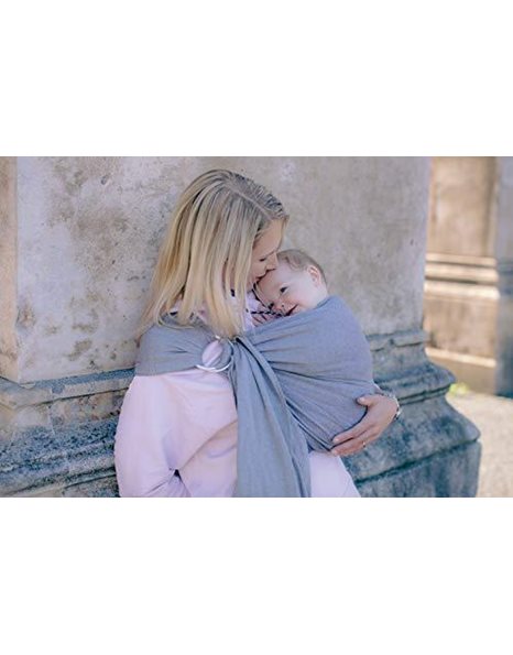 Amazonas Ring Sling Grey Baby Carrier, 600 g