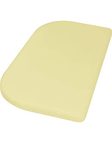 Playshoes Jersey Fitted Sheet Mattress Protector Waterproof, 89x51 cm, Yellow