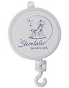 Sterntaler Musical Mechanism, Brahms Lullaby, Suitable From Birth, Mobile, 10 x 7 x 2.2 cm, White