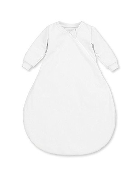 Sterntaler Lightweight Sleeping Bag for Babies, With sleeves, With Zip, Size: 56, White