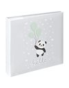 Hama "Hello Panda" Memo Album, 100 White Pages (50 Sheets), fits 200 Photos in 10x15cm Format, Panda, 00002661