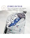 Bambino Mio, Out & About Wet Bag - Travel, Waterproof, Reusable Nappy Storage Bag, Get Growing