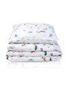 Julius Zollner Jersey Childrens Bed Linen 100 x 135 cm + 40 x 60 cm, 2-Piece Set Consisting of Duvet Cover and Pillowcase, 100% Jersey Cotton, with Zip, Standard 100 by Oeko-Tex, Little Fox