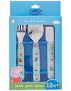 Petit Jour Paris - 3-Piece Cutlery Set Peppa Pig - Perfectly Suitable for The Small Hands! PI903K