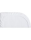 Playshoes Waterproof Jersey Fitted Sheet Mattress Protector, 81x42 cm, White