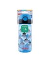 Nuby - Cup Made of PP with Soft Straw and Popper in Blue - 540 ml - from 3 Years