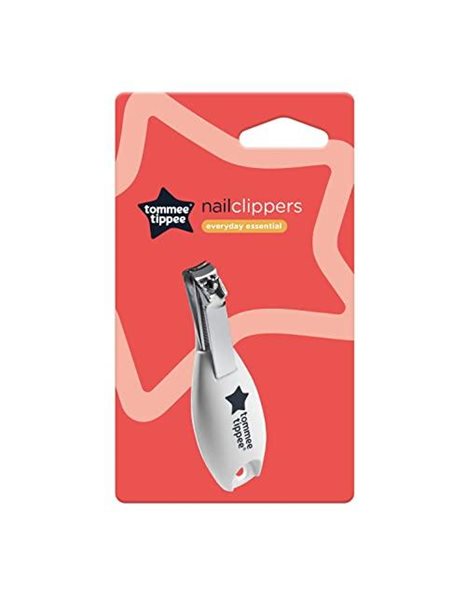 Tommee Tippee Essentials Baby Nail Clippers, Rounded Edges and Moulded Handle, 0m+, White