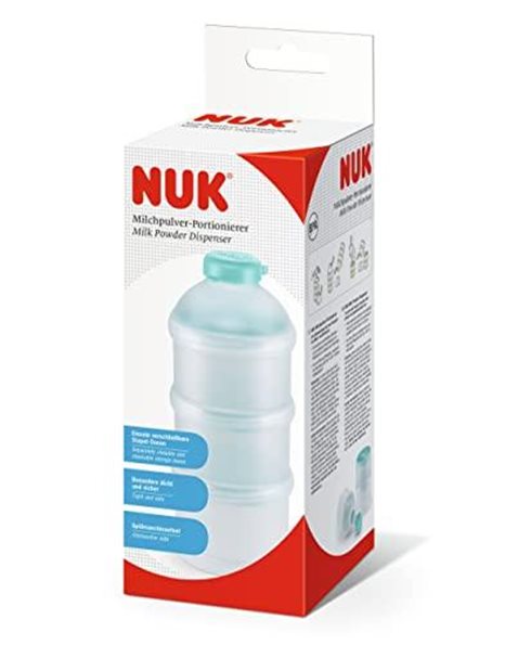 NUK 10256342 milk powder scoop, 3-pack, petrol