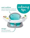 Infantino Music & Lights 3 in 1 Discovery Growing Baby Booster Seat, Dining Chair, Toys & Snack Tray - Babies & Toddlers