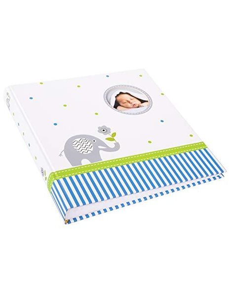 Goldbuch 15329 Babyworld Babyalbum Whale Record Book, 64 Pages with Pergamine, 30 x 31 cm