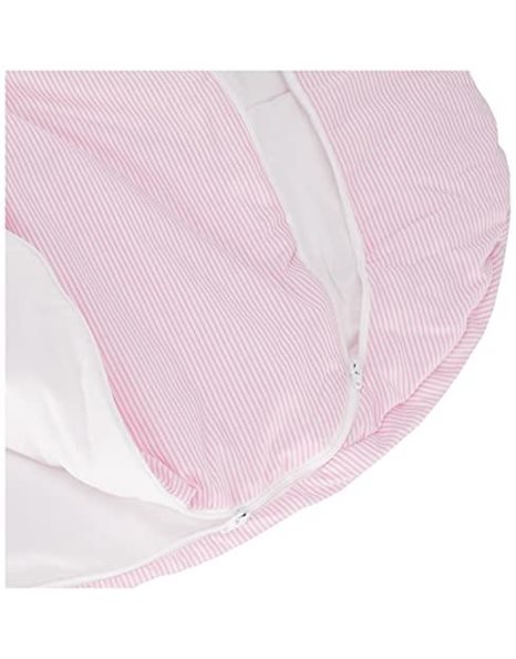 Sterntaler Sleeping bag for Toddlers, All year round, Heat regulation, With Zip, Size: 110, Emmi Girl, White/Pink