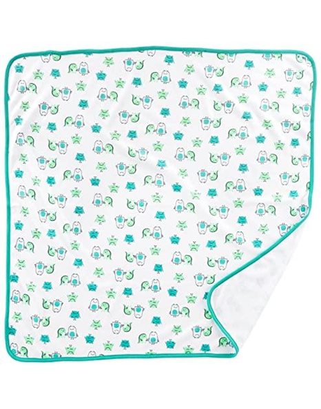 Simple Joys by Carters Baby Boys 8-Piece Towel and Washcloth Set ?? ?????? ????, Blue/Green/White, One Size