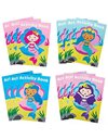 Baker Ross FC954 Mermaid Mini Activity Books for Kids - Pack of 12, Entertaining Travel Activities, Party Favours, and Colouring Books for Children