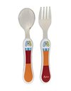 SIGIKID 25198 Childrens Cutlery Set Ringel Dingel for Girls and Boys Recommended from Birth Red/Orange