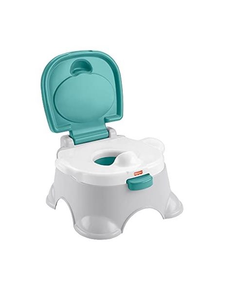 Fisher-Price 3-in-1 Toddler Potty Training Chair and Stepstool with Removable Toilet Ring and Washable Bucket, GYP61