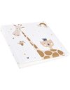 goldbuch Baby Album Little Dream in Child-friendly Design, Linen Structure Photo Album with 60 White Parchment & 4 Illustrated Pages, Baby Album for Gluing, Paper, Approx. 30 x 31 x 4 cm
