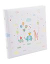 goldbuch 15 469 Baby Album Animal Parade, Baby Book 30 x 31 x 4 cm, Photo Album with 60 White and 4 Illustrated Pages, Book Cover, Art Print with Silver Embossing, Baby Album, Unisex, Photo Book,