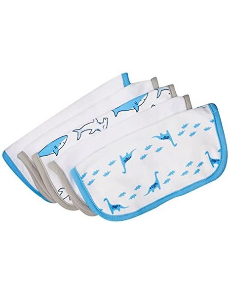 Simple Joys by Carters Baby Boys 8-Piece Towel and Washcloth Set Winter Accessory, Shark, One Size