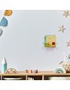 Relaxdays Floating Shelf, Star-Shaped, Wall-Mounted, Childrens Room, HWD: 27.5 x 25 x 11.5 cm, Sturdy Pine Wood, White, 100%