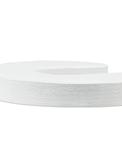 Relaxdays Foam Door Stopper Set of 10, for Drawers, Baby & Child Finger, Pinch Guards, HWD 2x9x10.5 cm, White