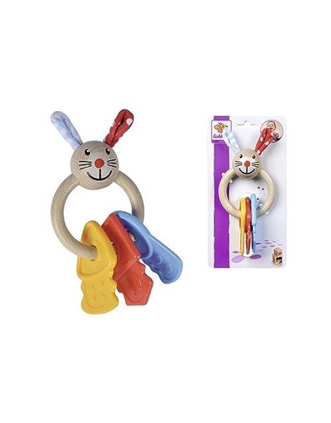 Eichhorn 100017035 Teething Ring Multi-Coloured