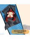 DERYAN Bedtent - < 1 mm Mosquito Net - Protects your sleeping child against mosquitoes and insects - Including carrying bag - Blue