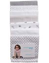 Simple Joys by Carters Baby 7-Pack Flannel Receiving Blankets, Grey/White/Black, One Size (Pack of 7)