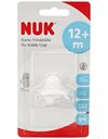 NUK 10255311 Hard Drinking Spout for Kiddy Cup, Bite-Resistant, Smooth and Leak-Proof, from 12 Months, BPA White