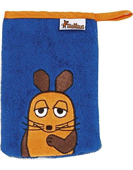 Unisex-Baby Playshoes Fluffy Terry Cloth Washcloth Mouse, (marine 11)