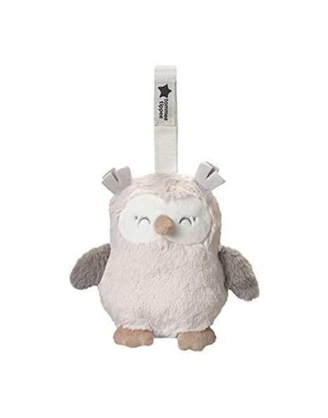 Tommee Tippee Mini Travel Sleep Aid with White Noise, CrySensor, USB-Rechargeable and Machine Washable, Ollie the Owl