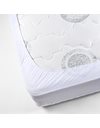 Pikolin Home – Cushioned Mattress Protector, Waterproof and Breathable, white, Lit 90-90 x 190/200 cm