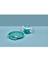 Mepal – Baby dinnerware 3-Piece Set Mepal Mio – Includes Leak-Proof Sippy Cup, Trainer Plate & Trainer Spoon – Dishwasher Safe & BPA-Free - Set of 3 - Deep Blue
