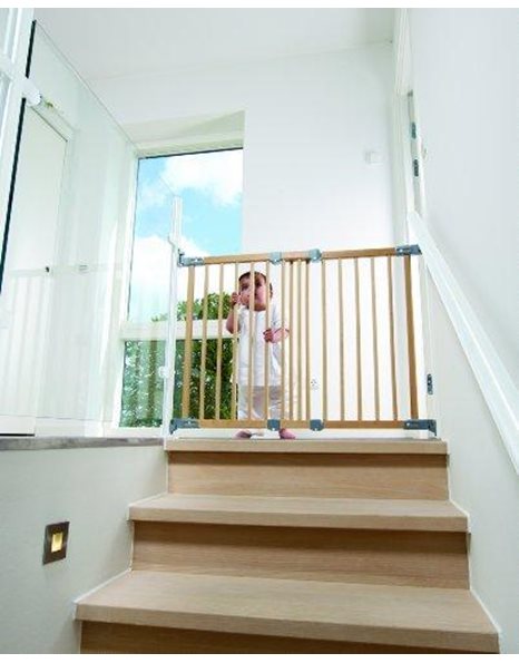 Baby Dan Flexi Fit Holz Stair Protection Grille, TUV/GS Certified, 69-106.5 cm