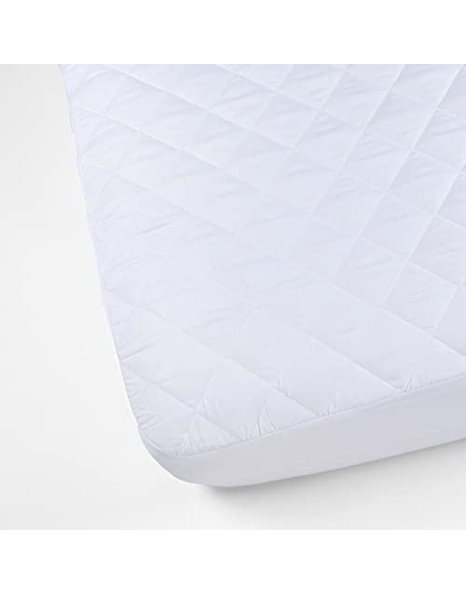 Pikolin Home – Cushioned Mattress Protector, Waterproof and Breathable, polyester, white, Lit 120-120 x 190/200 cm