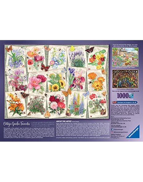 Ravensburger Country Garden Favourites 1000 Piece Jigsaw Puzzles for Adults and Kids Age 12 Years Up