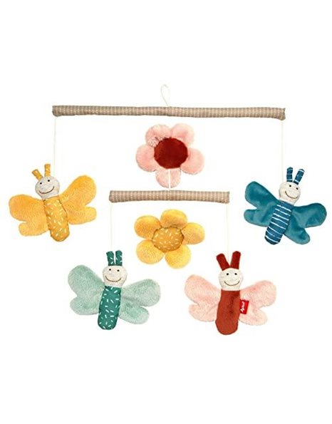 SIGIKID 43170 Mobile Butterfly for Girls and Boys from 0 to 12 Months Yellow