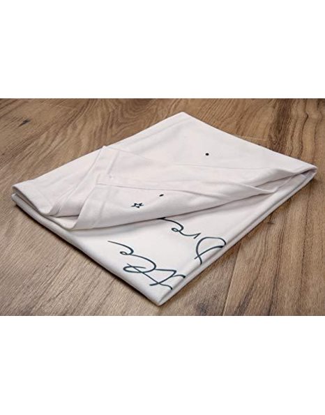 Herding Little Dreamer Soft-Peach Blanket, 75 x 100cm, Polyester, Cream/Multi-coloured