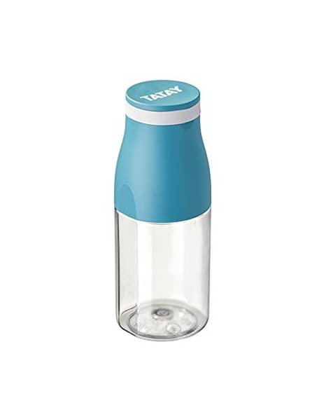 TATAY Urban Drink Bottle 400ml, Airtight, Tritan made, BPA Free, Break Resistant, No Flavor or Odor, Dishwasher and Microwave Safe. Ocean