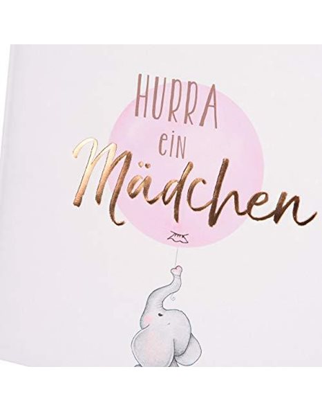 Goldbook Baby Hurra- ein Madchen 30x31 60 whiteen Pages 15205