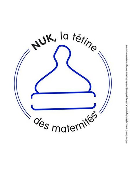 NUK First Choice + Physiological Teats 0-6- Months - S: Mothers Milk