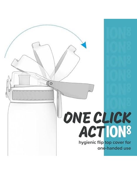 Ion8 Leak Proof Kids Water Bottle, BPA , 400ml / 13oz, Aqua