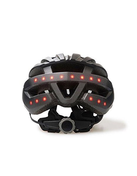 Livall MT1 Neo - Smart bicycle helmet with brake light and LED light system, SOS alarm system, multimedia unit & hands-free system in matt black, size 54-58 cm, M