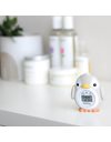 Nuby - Penguin shaped baby bath Digital thermometer - Easy to read screen - BPA free - Gray - Suitable from 0 months