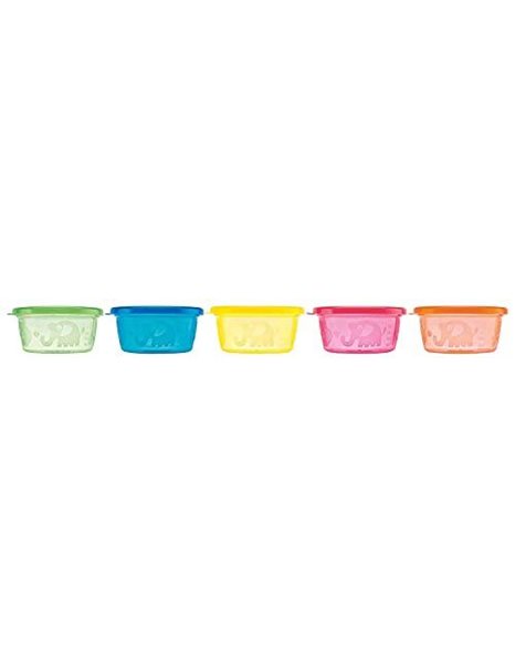 Nuby Snacks Bowl 300ml - Multicolor (Pack of 6)