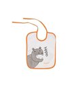Playshoes 25 X 20cm Tie Bibs Zoo Animals on the Back Foil Underlay (Pack of 5)